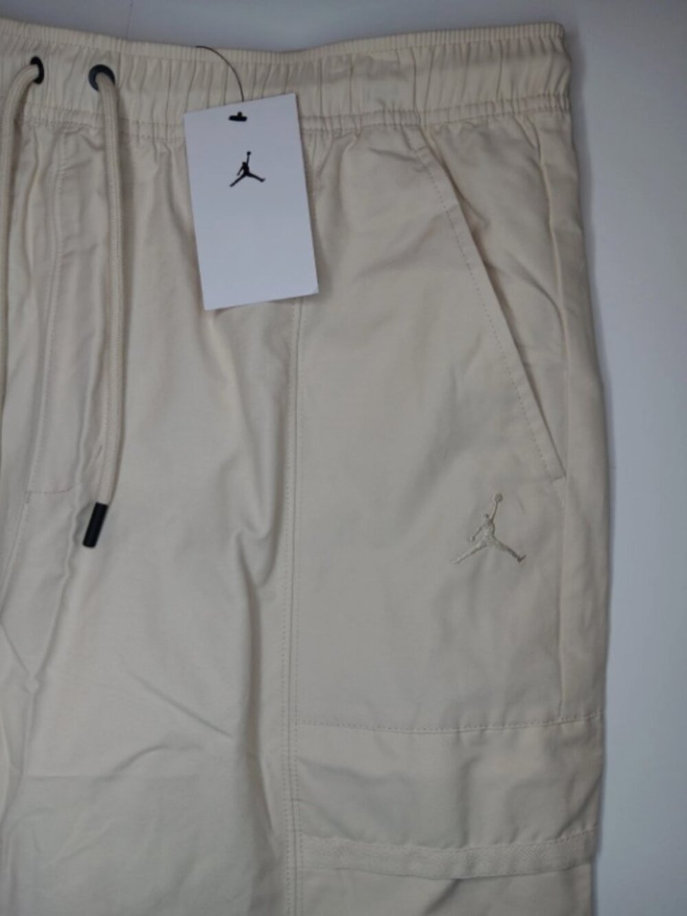 Nike Air Jordan Essentials Premium Woven Pants Khaki Size Large - Picture 6 of 12